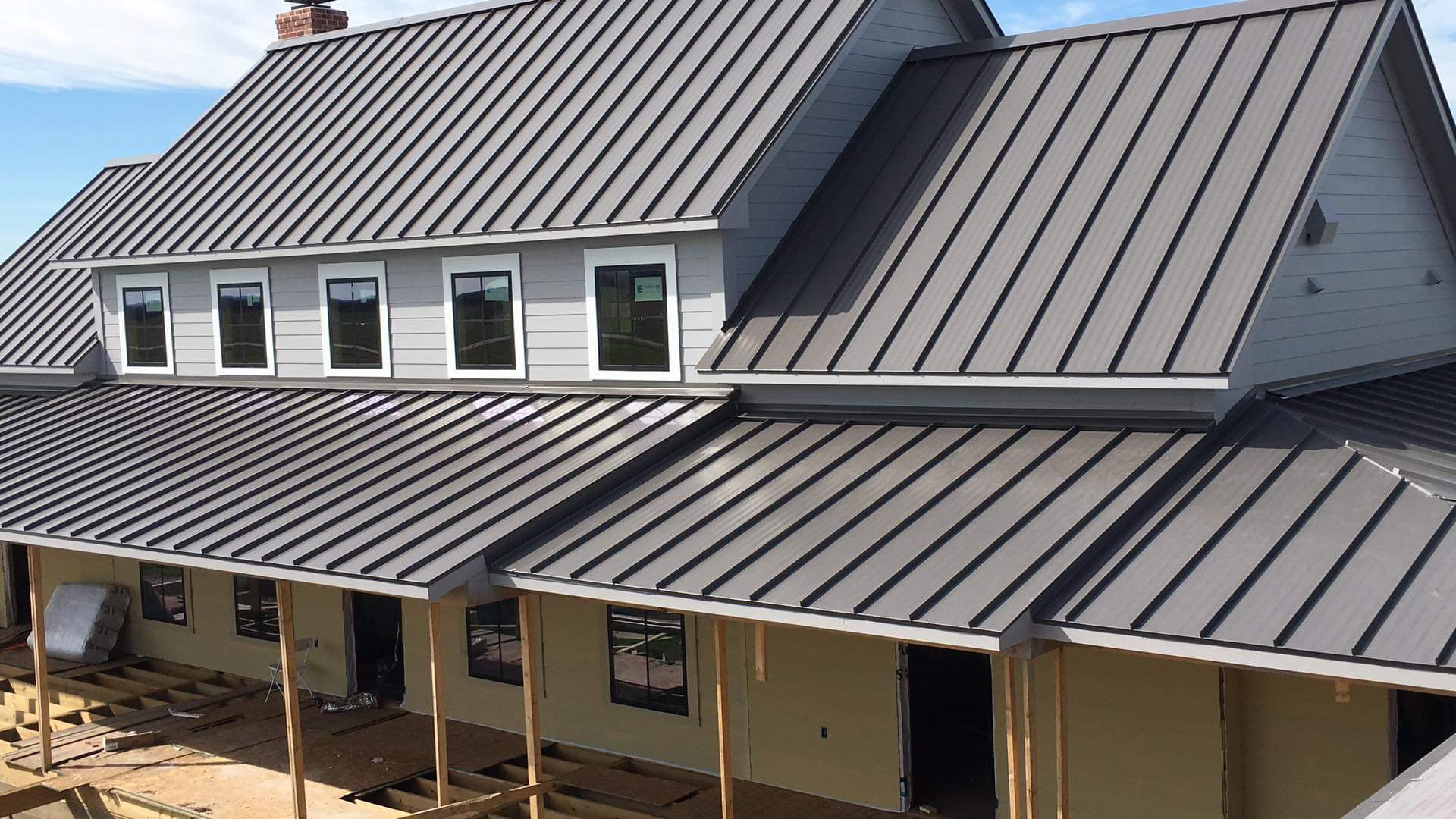 Metal Roofing - Pewter Gray Image